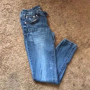 Dark blue skinny jeans